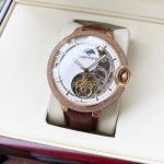 Ballon Bleu De Cartier 44*12mm 316L Steel Black/White Face Diamond Bezel Mingzhu Movement Watch
